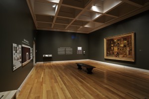 Installation view of the 2015 Terra Collective Initiative Samuel F. B. Morse's "Gallery of the Louvre" and the Art of Invention at the Huntington Library, Art Collections, and Botanical Gardens, San Marino, CA