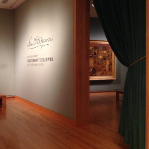 Installation view of the 2015-2016 Terra Collective Initiative Samuel F. B. Morse's "Gallery of the Louvre" and the Art of Invention at the Seattle Art Museum, Seattle, WA.