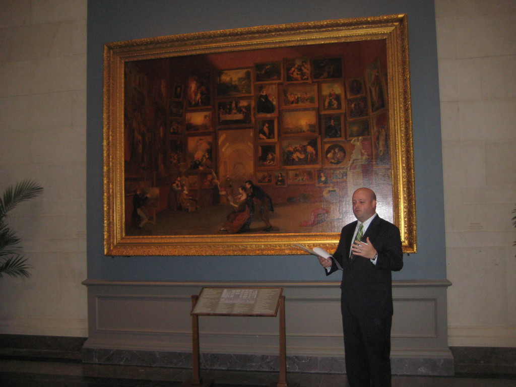 Samuel F B Morse S Gallery Of The Louvre In Focus At National Gallery Of Art Terra Foundation For American Art