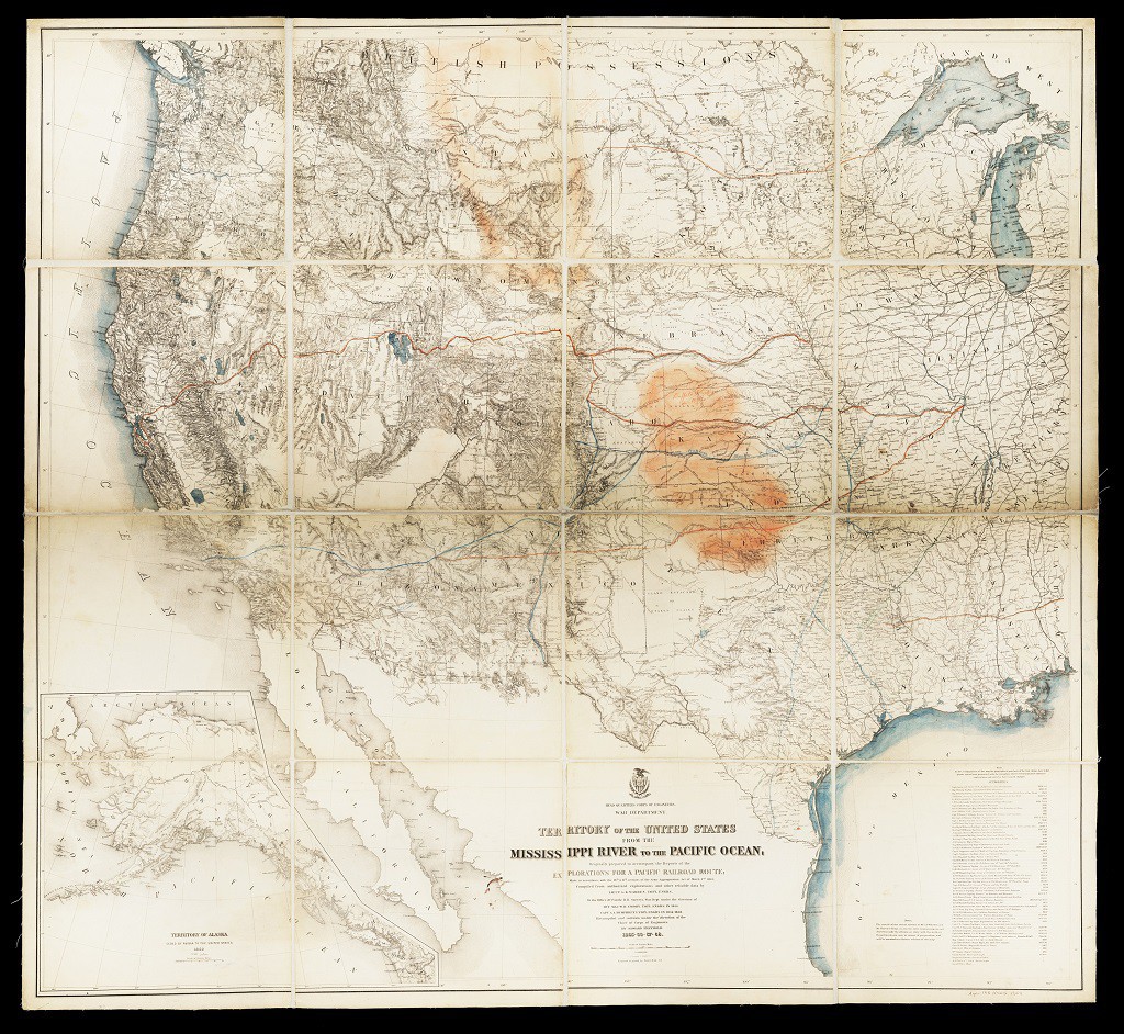 Map Territory Of The United States C 1865 1868 Terra Foundation For American Art