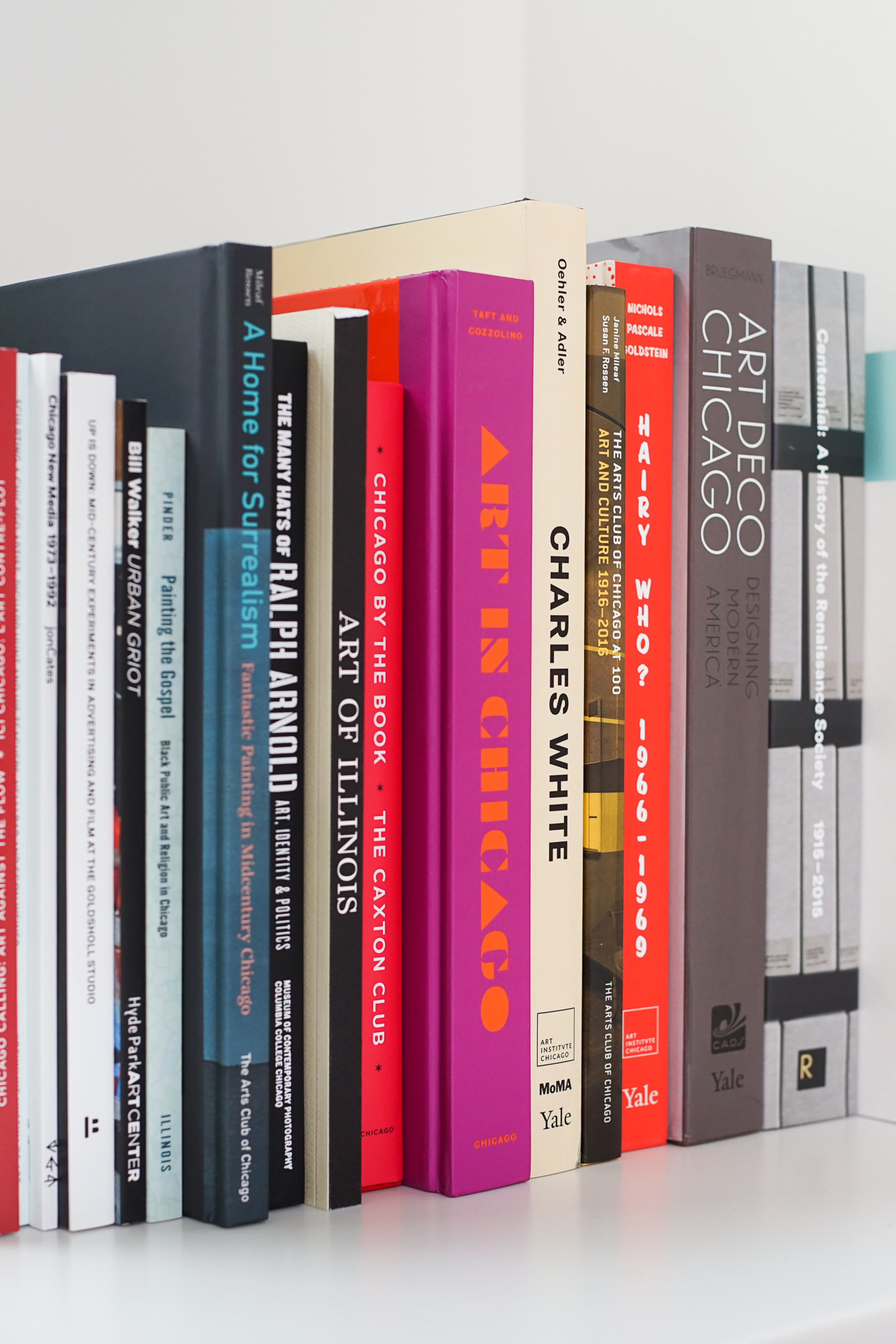 A selection of publications produced as part of Art Design Chicago 2018.