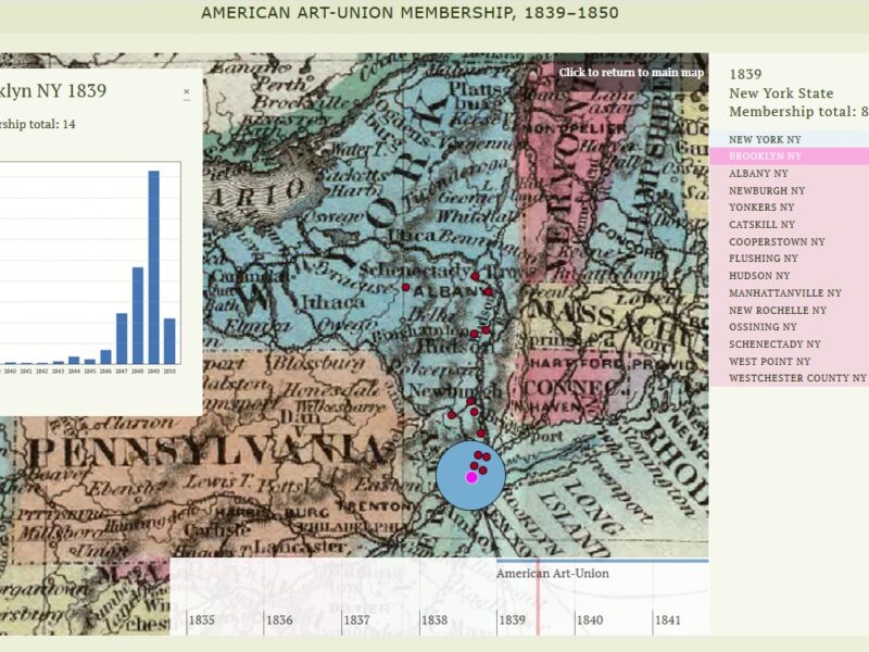 Screenshot of a digital publication, showing a map and infographic.