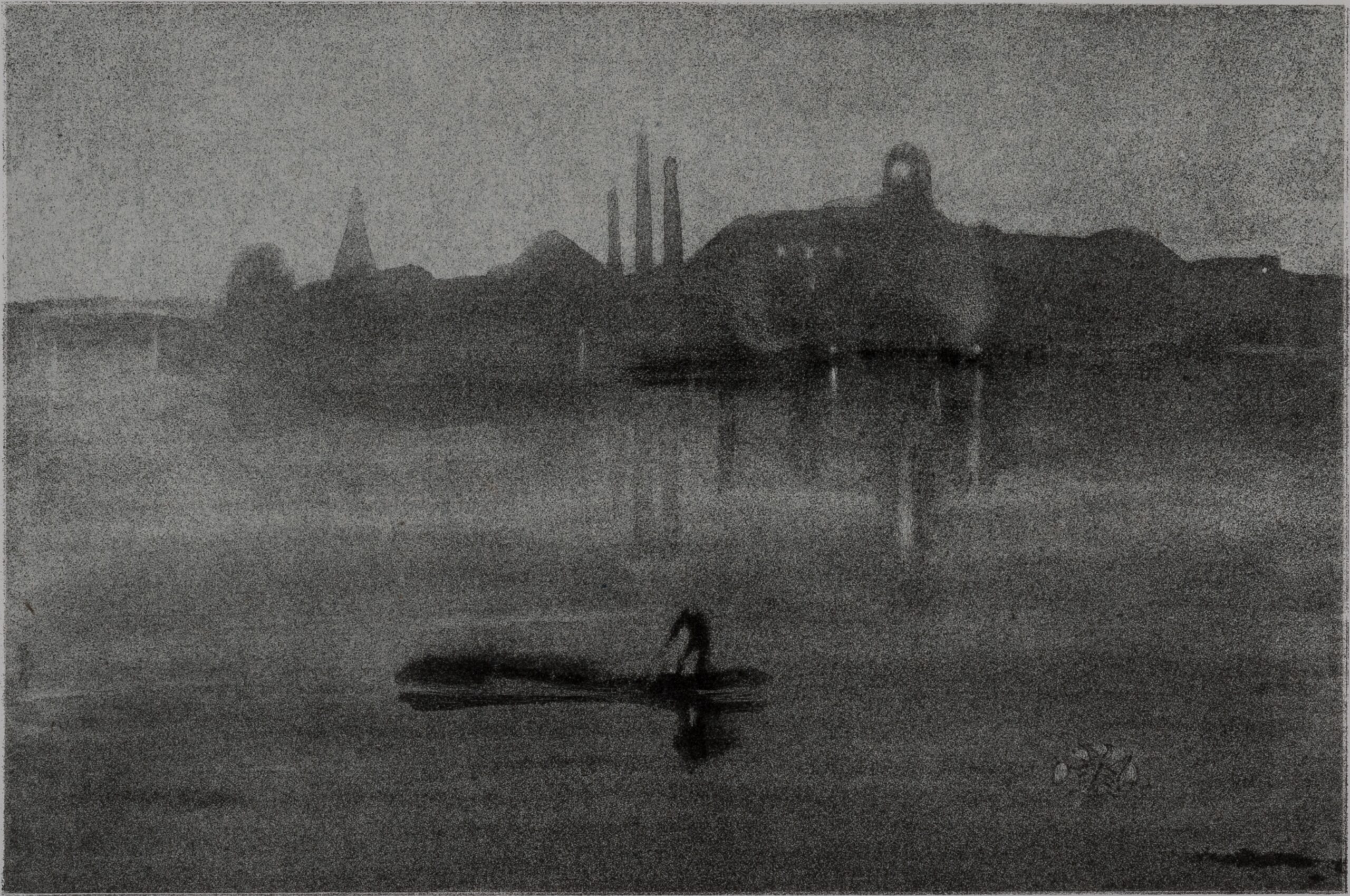 1994.7_James McNeill Whistler, Nocturne (The River at Battersea), 1878.